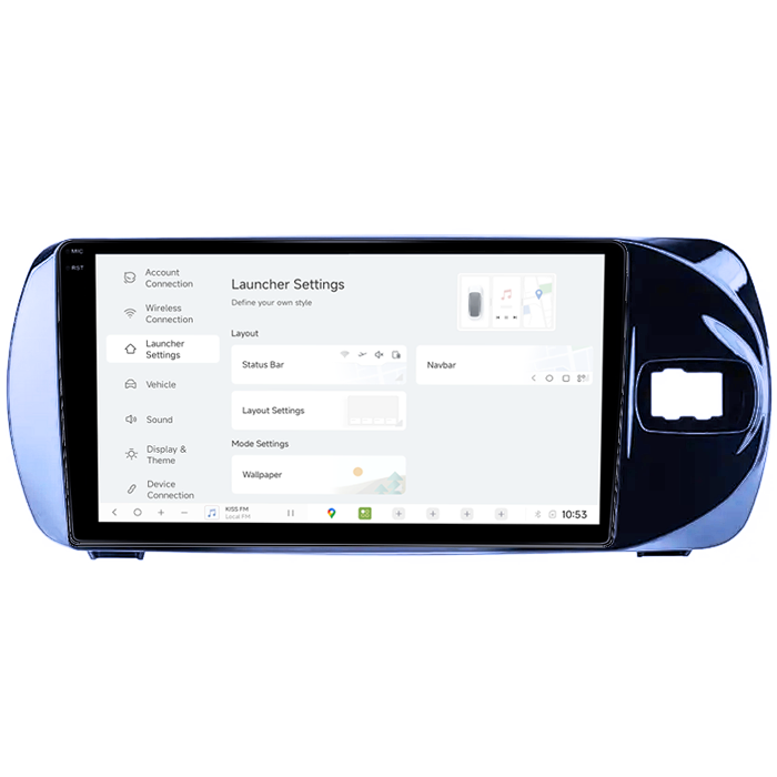 Navigatie dedicata Toyota Vitz 2016-2020, DUDU3, 4GB RAM 64GB ROM, Octacore, Platforma 8581, Android, Display QLED 9", DSP, Carplay&AndroidAuto [5]