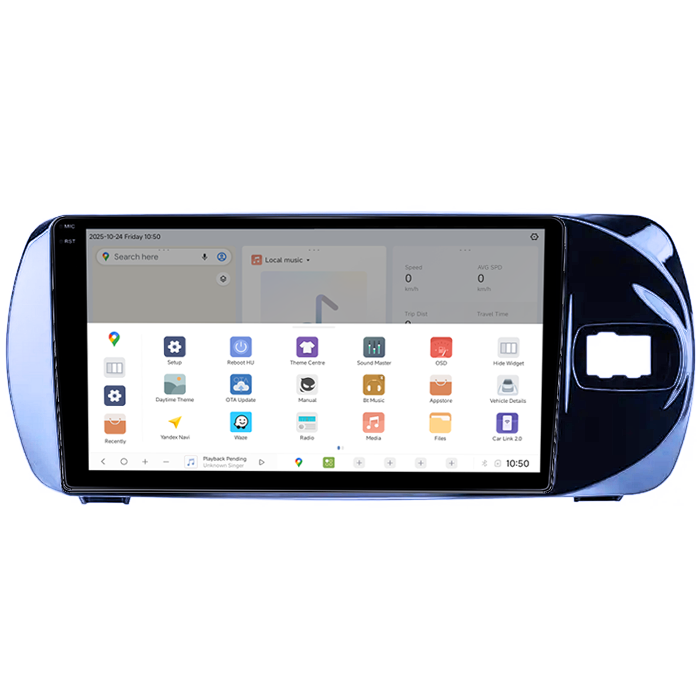 Navigatie dedicata Toyota Vitz 2016-2020, DUDU3, 4GB RAM 64GB ROM, Octacore, Platforma 8581, Android, Display QLED 9", DSP, Carplay&AndroidAuto [3]
