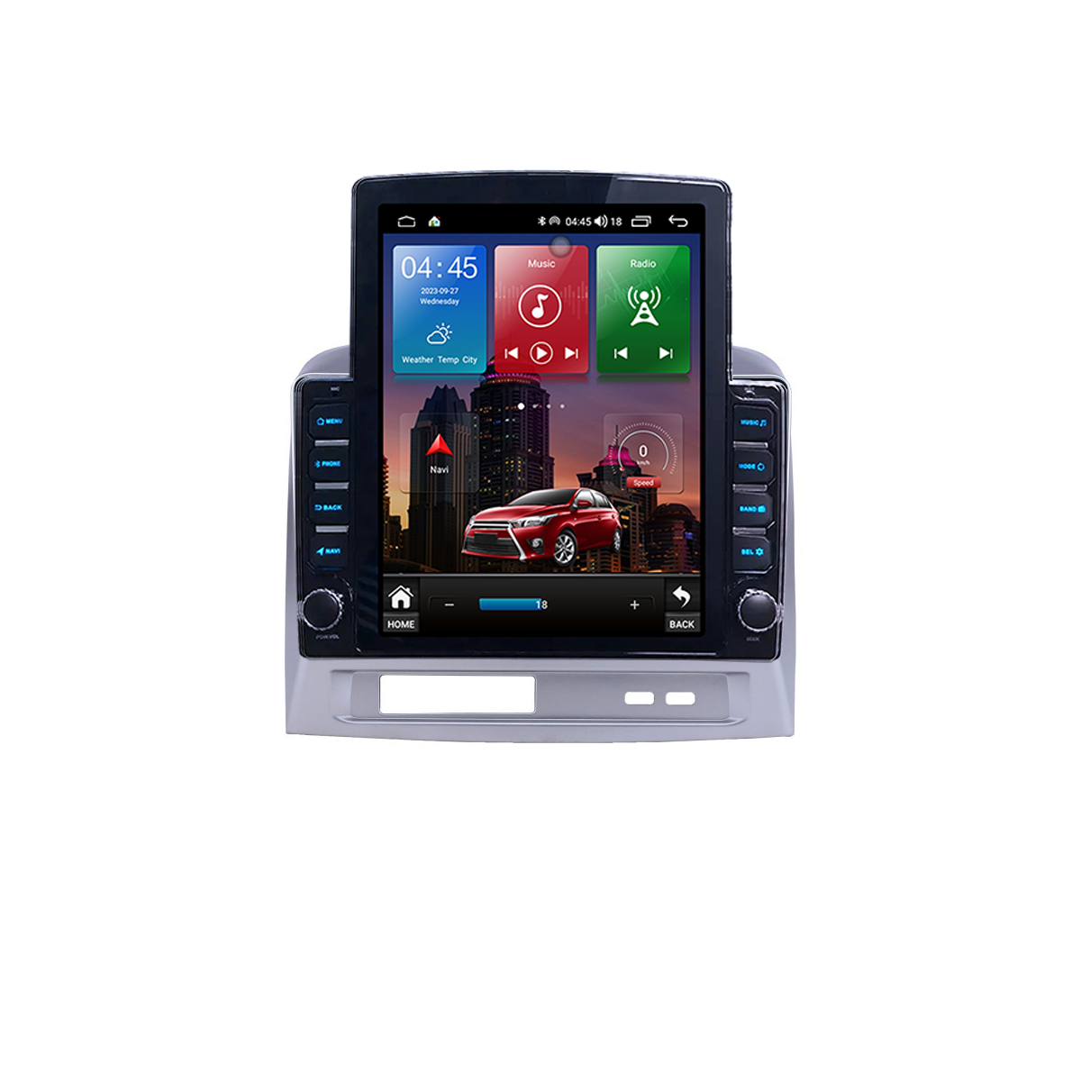 Navigatie dedicata Toyota Vios 2004-2007 Tesla Style, ANDROID 13, 9.7 inch , 8+128GB, Internet, Aplicatii, Waze, GPS [2]