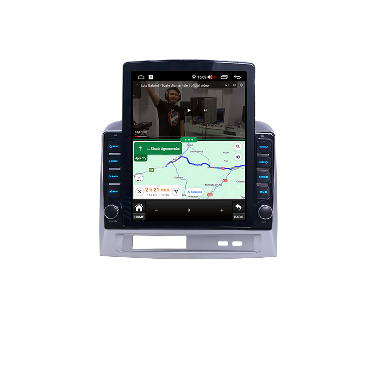 Navigatie dedicata Toyota Vios 2004-2007 Tesla Style, ANDROID 13, 9.7 inch , 8+128GB, Internet, Aplicatii, Waze, GPS [5]