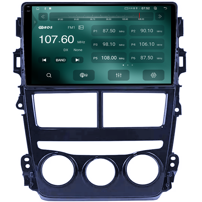 Navigatie dedicata Toyota Vios 2018-2019, 8GB RAM 128GB ROM, Octacore, Platforma TS18, Android 14, Display QLED 9", Suporta camera 360", DSP, Carplay&Android Auto, SIM 4G, Ventilator Activ [3]