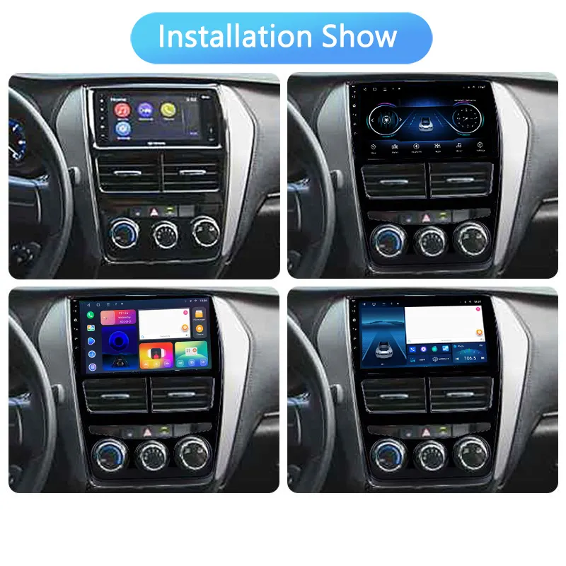 Navigatie dedicata Toyota Vios 2018-2019, 8GB RAM 128GB ROM, Octacore, Platforma TS18, Android 14, Display QLED 9", Suporta camera 360", DSP, Carplay&Android Auto, SIM 4G, Ventilator Activ [5]