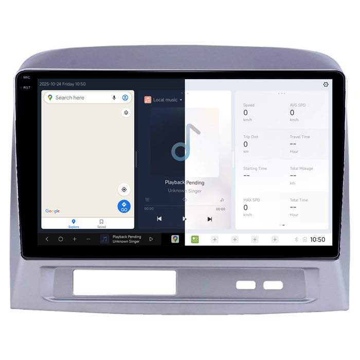Navigatie dedicata Toyota Vios 2004-2007, DUDU3, 4GB RAM 64GB ROM, Octacore, Platforma 8581, Android, Display QLED 9", DSP, Carplay&AndroidAuto [2]