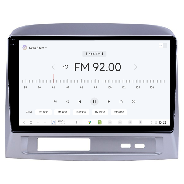 Navigatie dedicata Toyota Vios 2004-2007, DUDU3, 4GB RAM 64GB ROM, Octacore, Platforma 8581, Android, Display QLED 9", DSP, Carplay&AndroidAuto [4]
