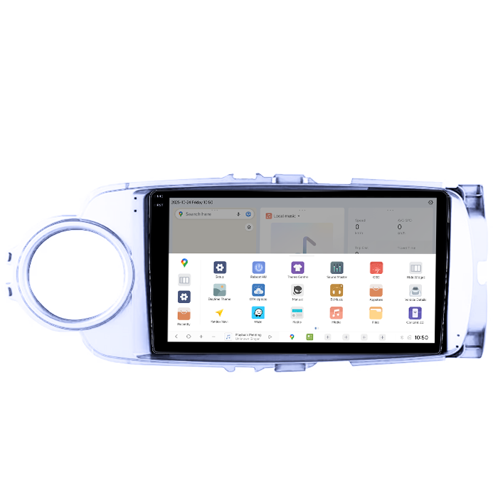 Navigatie dedicata Toyota Yaris 2012-2017, DUDU3, 4GB RAM 64GB ROM, Octacore, Platforma 8581, Android, Display QLED 9", DSP, Carplay&AndroidAuto [3]