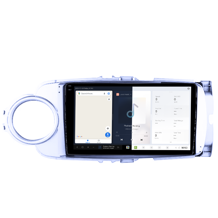 Navigatie dedicata Toyota Yaris 2012-2017, DUDU3, 4GB RAM 64GB ROM, Octacore, Platforma 8581, Android, Display QLED 9", DSP, Carplay&AndroidAuto [2]