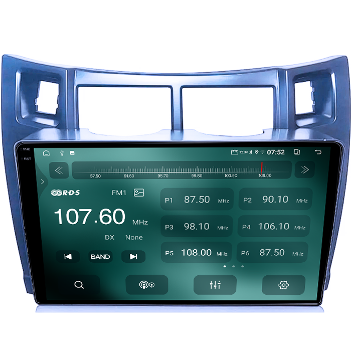 Navigatie dedicata Toyota Yaris 2005-2012, 4GB RAM 64GB ROM, Quad Core, Display 9" QLED 1K, Carplay, Android 14, Bluetooth, Magazin Play, Suport Camere AHD [4]