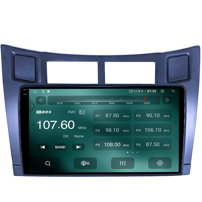 Navigatie dedicata Toyota Yaris 2005-2012, 8GB RAM 128GB ROM, Octacore, Platforma TS18, Android 14, Display QLED 9", Suporta camera 360", DSP, Carplay&Android Auto, SIM 4G, Ventilator Activ [3]
