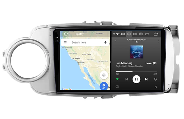 Navigatie dedicata Toyota Yaris 2012-2017, 12GB RAM 256GB ROM, Android 13, Rezolutie 2K, Display QLED, 9", DSP, Carplay, Android Auto, Internet, Youtube, Waze, Wi Fi, USB [5]