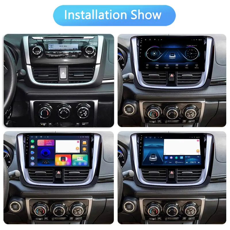 Navigatie dedicata Toyota Yaris 2014+, 8GB RAM 128GB ROM, Octacore, Platforma 7862, Android 14, Display QLED 9”, Suporta camera 360º, DSP, Carplay&Android Auto, SIM 4G, Ventilator Activ [4]