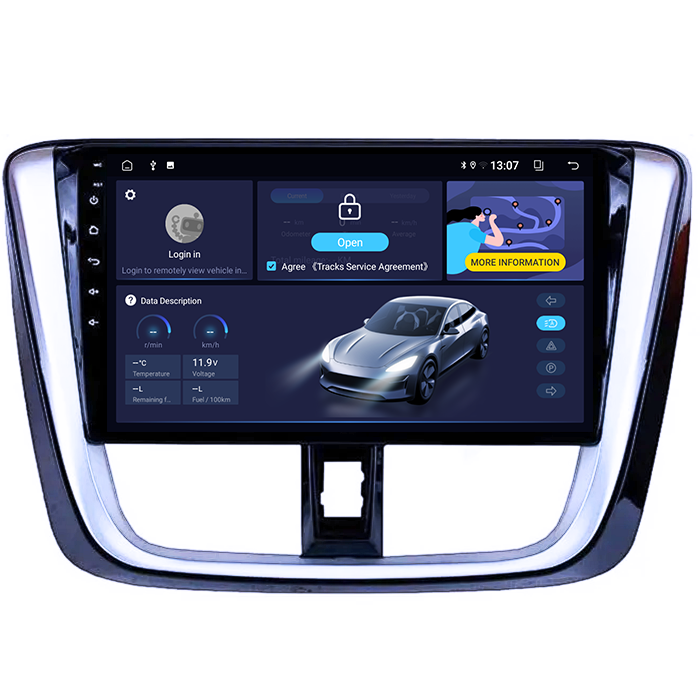 Navigatie dedicata Toyota Yaris 2014+, 8GB RAM 128GB ROM, Octacore, Platforma 7862, Android 14, Display QLED 9”, Suporta camera 360º, DSP, Carplay&Android Auto, SIM 4G, Ventilator Activ [1]