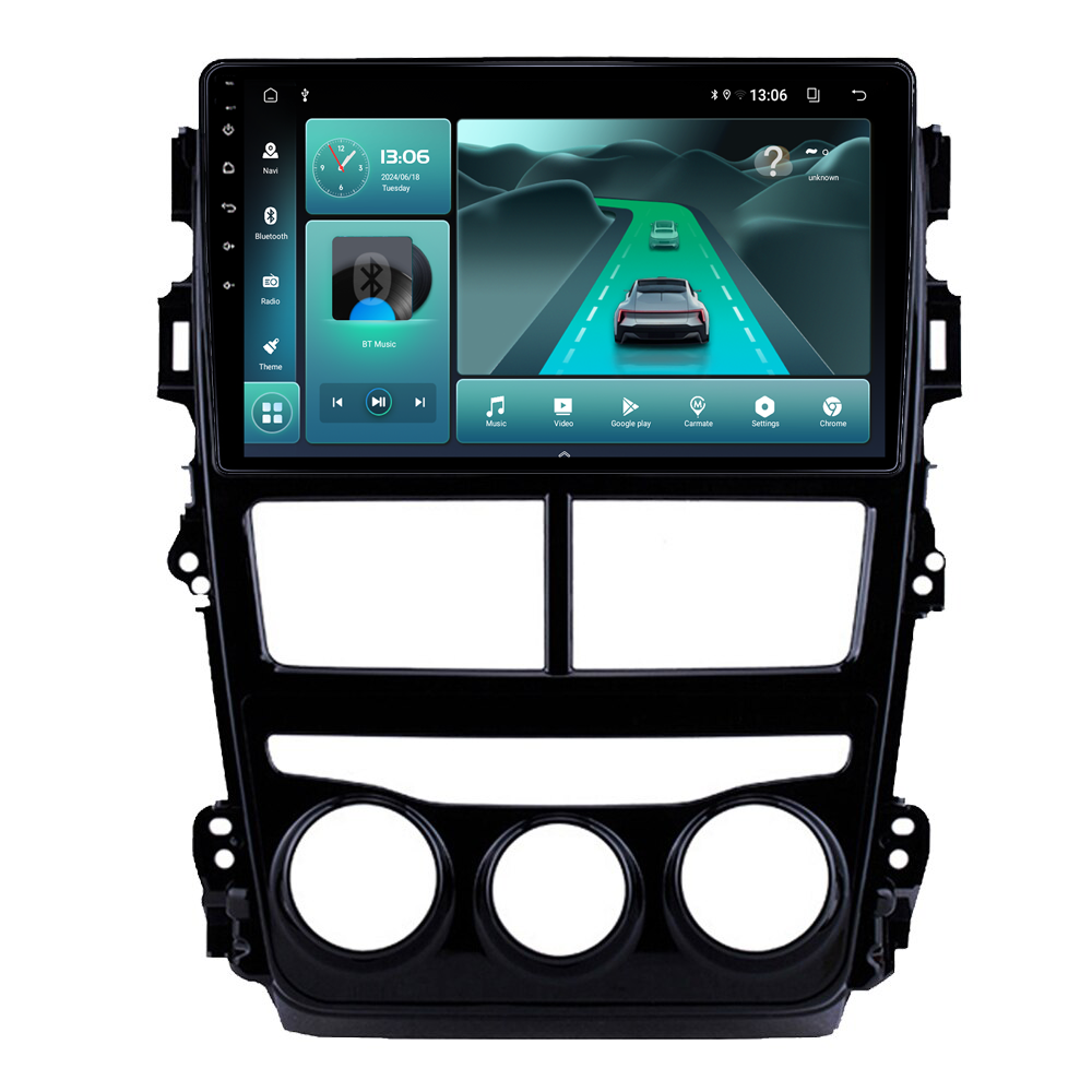 Navigatie dedicata Toyota Yaris 2017-2019 AC, 4GB RAM 64GB ROM, Octacore, Android 14, Display QLED 9", DSP, Carplay&Android Auto, SIM 4G, Ventilator Activ [4]