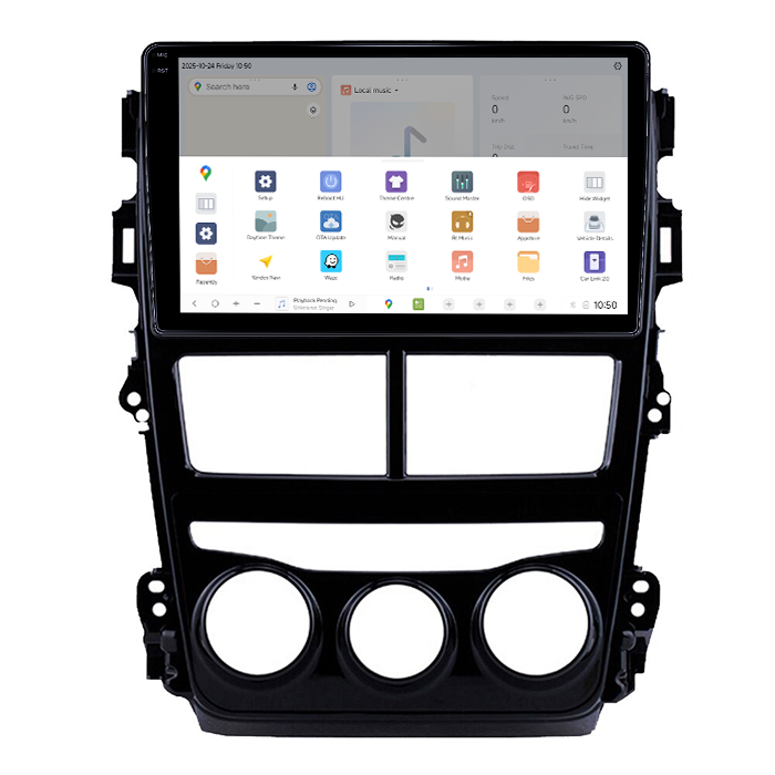 Navigatie dedicata Toyota Yaris 2017-2019 AC, DUDU3, 4GB RAM 64GB ROM, Octacore, Platforma 8581, Android, Display QLED 9", DSP, Carplay&AndroidAuto [3]