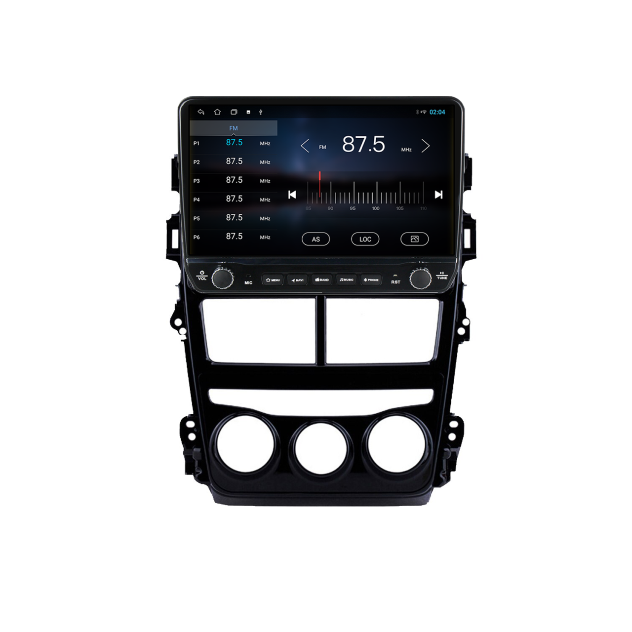 Navigatie dedicata Toyota Yaris 2017-2019 AC Tesla Cu Butoane Rotative Model 2024, ANDROID 13, 10 inch , 8+128GB, Internet, Aplicatii, Waze, GPS [4]