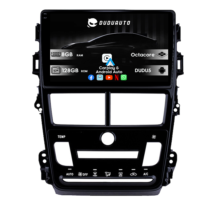 Navigatie dedicata Toyota Yaris 2017-2019 CL, DUDU3, 4GB RAM 64GB ROM, Octacore, Platforma 8581, Android, Display QLED 9", DSP, Carplay&AndroidAuto [6]