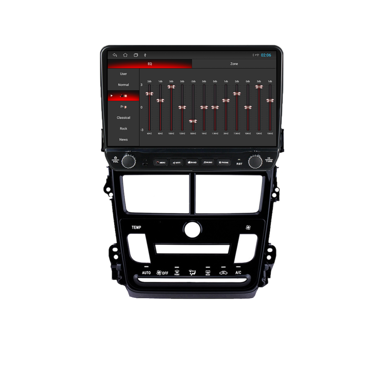 Navigatie dedicata Toyota Yaris 2017-2019 CL Tesla Cu Butoane Rotative Model 2024, ANDROID 13, 10 inch , 8+128GB, Internet, Aplicatii, Waze, GPS [2]