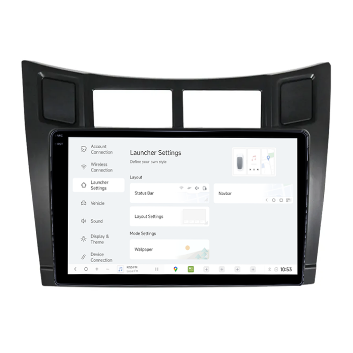Navigatie dedicata Toyota Yaris/Vizi 2005-2012, DUDU3, 4GB RAM 64GB ROM, Octacore, Platforma 8581, Android, Display QLED 9", DSP, Carplay&AndroidAuto [5]