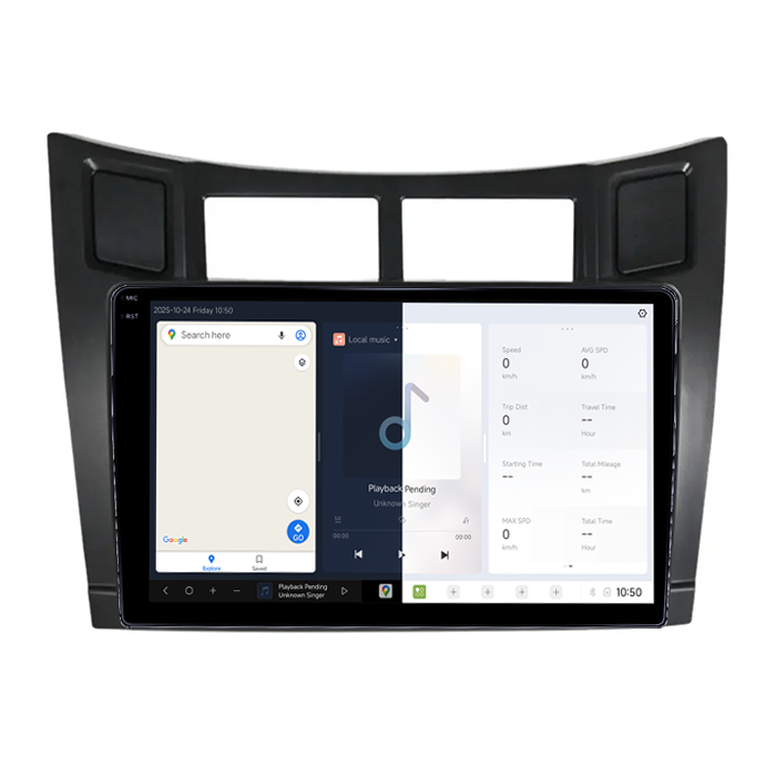 Navigatie dedicata Toyota Yaris/Vizi 2005-2012, DUDU3, 4GB RAM 64GB ROM, Octacore, Platforma 8581, Android, Display QLED 9", DSP, Carplay&AndroidAuto [2]
