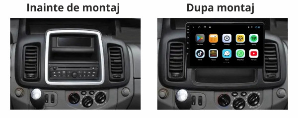 (Resigilata) Navigatie dedicata Trafic 2010-2014, 2GB RAM 32GB ROM, Quad Core, Display 9" IPS Full HD, Carplay&Android Auto, Android 13, , Suport camere AHD [3]