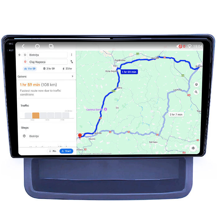 Navigatie dedicata Trafic 2010-2014, 4GB RAM 32GB ROM, Octacore, Android 14, Display QLED 1K 9", DSP, Carplay&Android Auto, SIM 4G, Bluetooth, Ventilator Activ [5]