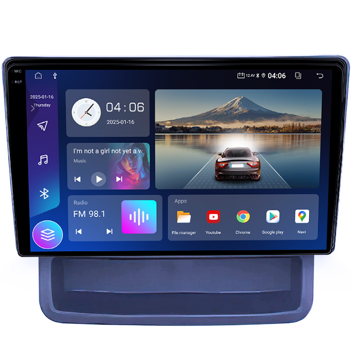 Navigatie dedicata Trafic 2010-2014, 4GB RAM 64GB ROM, Quad Core, Display 9" QLED 1K, Carplay&Android Auto, Android 14,Suport Camere AHD [2]