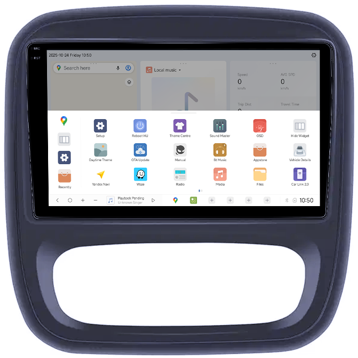 Navigatie dedicata Renault Captur, Trafic 3, DUDU3, 4GB RAM 64GB ROM, Octacore, Platforma 8581, Android, Display QLED 9", DSP, Carplay&AndroidAuto [3]