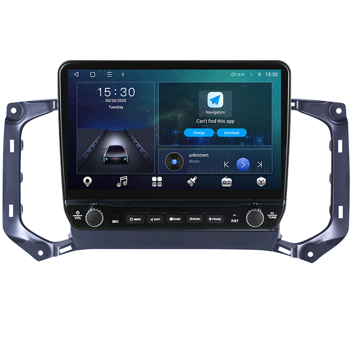 Navigatie dedicata TrailBlazer 2017-2019 Tesla cu butoane rotative model 2024, 4GB RAM 64GB ROM, Procesor Quadcore, Android 14, Display QLED 10", DSP, Carplay&Android Auto [7]