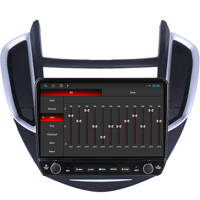 Navigatie dedicata Trax Tracker 2014-2016 Tesla cu butoane rotative model 2024, 4GB RAM 64GB ROM, Procesor Quadcore, Android 14, Display QLED 10", DSP, Carplay&Android Auto [2]