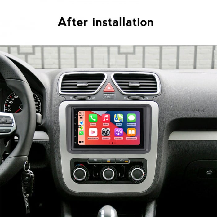 (Resigilata) Navigatie dedicata Volkswagen, 2GB RAM 32GB ROM, Quad Core, Display 7" IPS Full HD, Carplay, Android 13, , Suport camere AHD [4]