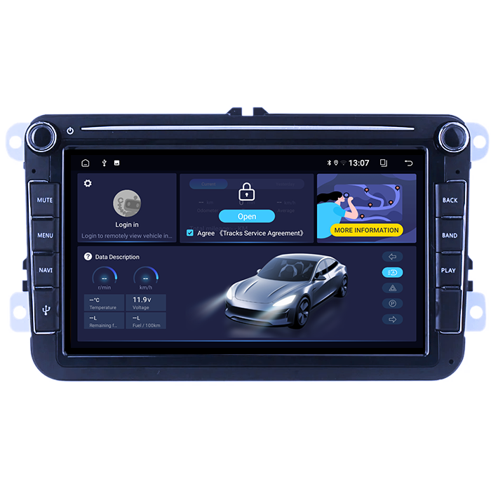 Navigatie dedicata Volkswagen, 4GB RAM 64GB ROM, Octacore, Android 14, Display QLED 8", DSP, Carplay&Android Auto, SIM 4G, Ventilator Activ [2]