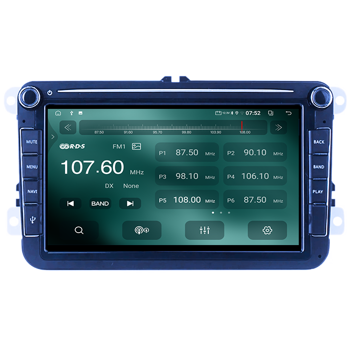 Navigatie dedicata Volkswagen, 4GB RAM 64GB ROM, Octacore, Android 14, Display QLED 8", DSP, Carplay&Android Auto, SIM 4G, Ventilator Activ [4]