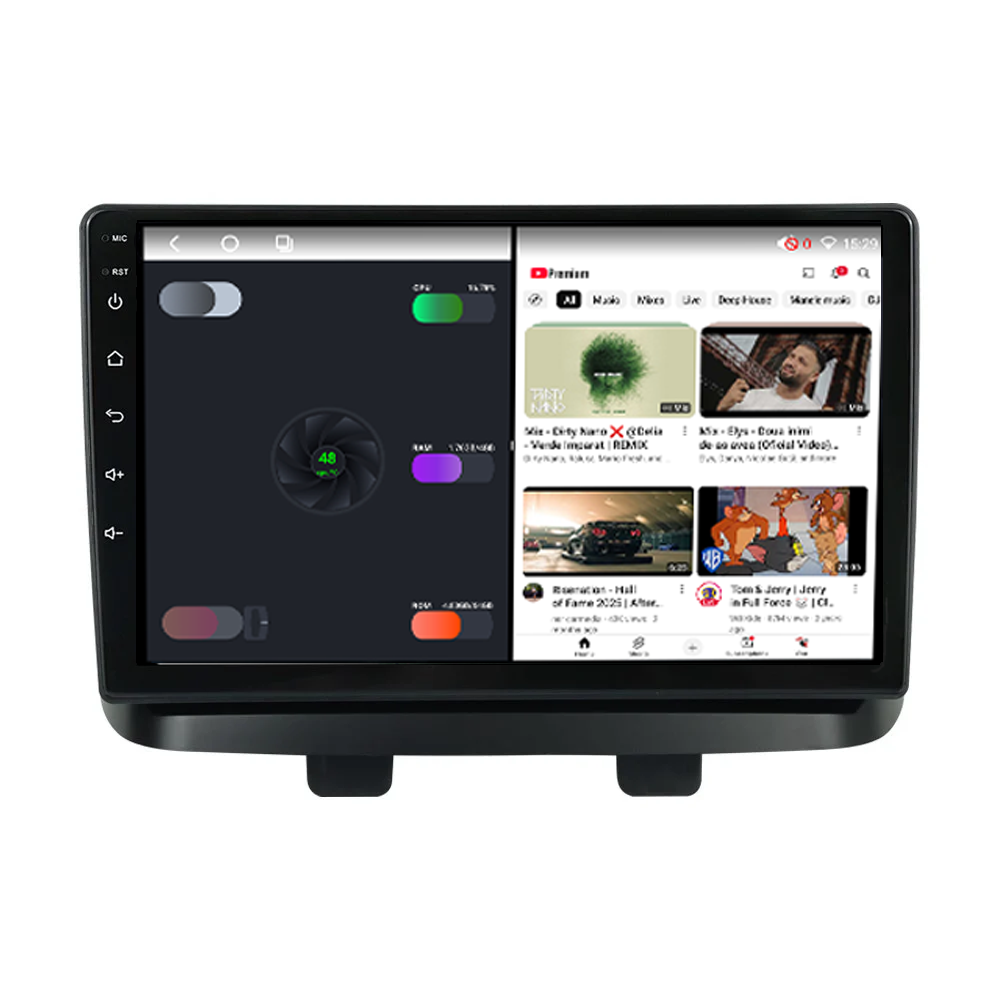 Navigatie dedicata Fiat Doblo 2000-2010, 8GB RAM 128GB ROM, Octacore, Platforma TS18, Android 14, Display QLED 9", Suporta camera 360", DSP, Carpl [4]