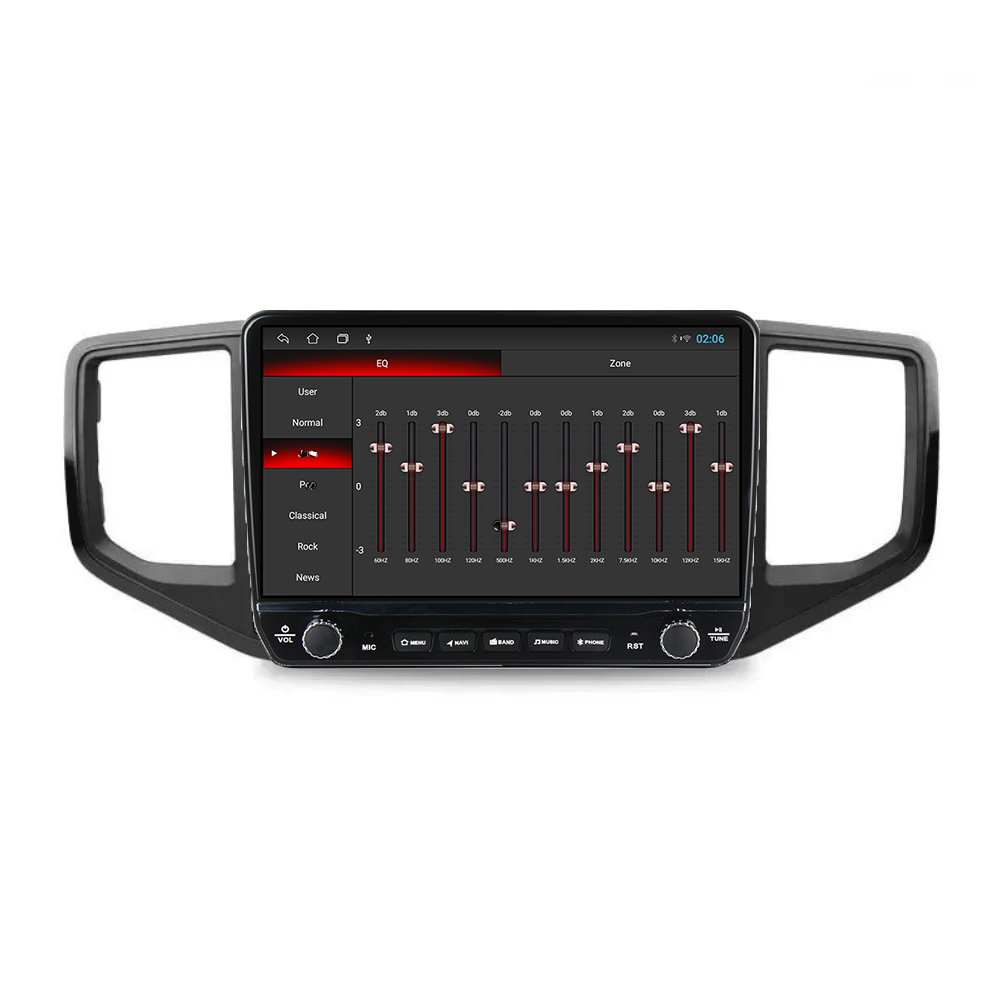 Navigatie dedicata Volkswagen Amarok 2012+ Tesla Style model 2024, Android, Carplay&Android Auto, 10 inch , 8+128GB, Internet, Aplicatii, Waze, GPS [4]