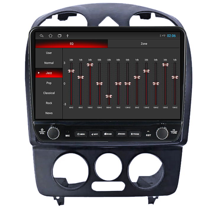 Navigatie dedicata olkswagen Beetle 1998-2011 Tesla Style model 2024, Android, Carplay&Android Auto, 10 inch , 8+128GB, Internet, Aplicatii, Waze, GPS [2]