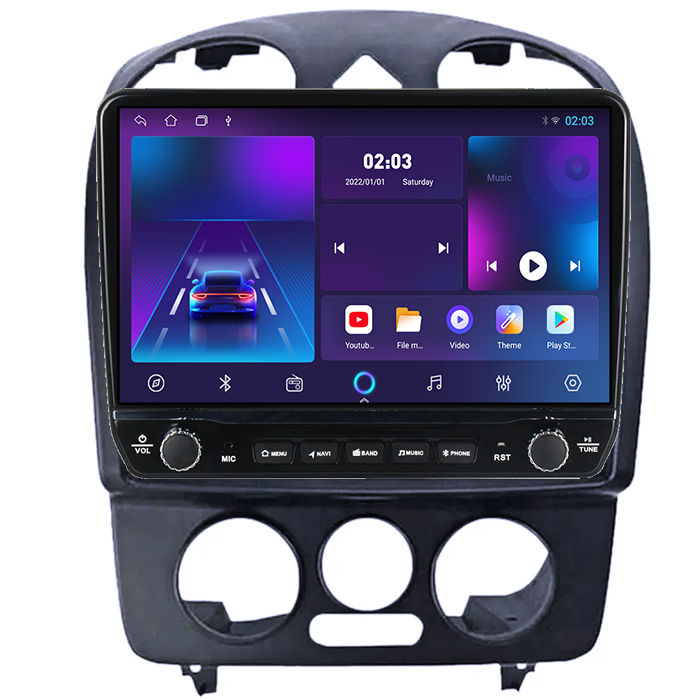 Navigatie dedicata olkswagen Beetle 1998-2011 Tesla Style model 2024, Android, Carplay&Android Auto, 10 inch , 8+128GB, Internet, Aplicatii, Waze, GPS [5]