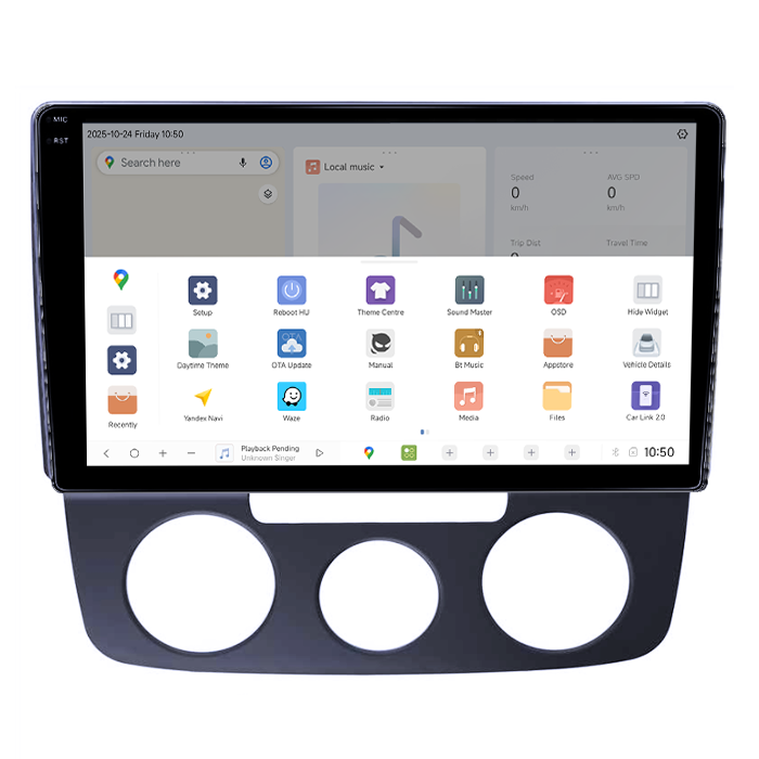 Navigatie dedicata Volkswagen Bora 2008-2012 DUDU3, 4GB RAM 64GB ROM, Octacore, Platforma 8581, Android, Display QLED 9", DSP, Carplay&AndroidAuto [2]
