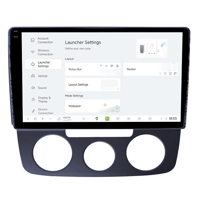 Navigatie dedicata Volkswagen Bora 2008-2012 DUDU3, 4GB RAM 64GB ROM, Octacore, Platforma 8581, Android, Display QLED 9", DSP, Carplay&AndroidAuto [4]