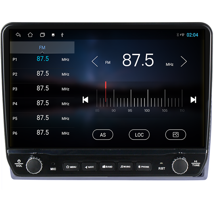 Navigatie dedicata Volkswagen Tesla cu butoane rotative model 2024, 4GB RAM 64GB ROM, Procesor Quadcore, Android 14, Display QLED 10", DSP, Carplay&Android Auto [3]