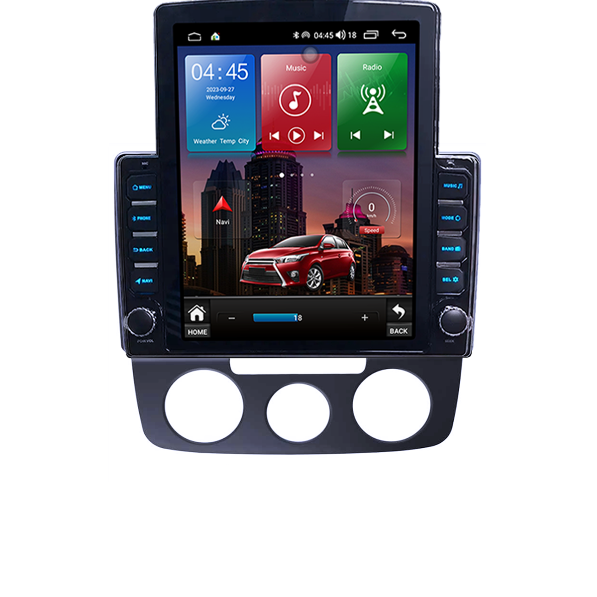 Navigatie dedicata Volkswagen Bora 2008-2012 Tesla Style, 4GB RAM 64GB ROM, Procesor Quadcore, Android, Display QLED 9.7", DSP, Carplay&Android Auto [2]