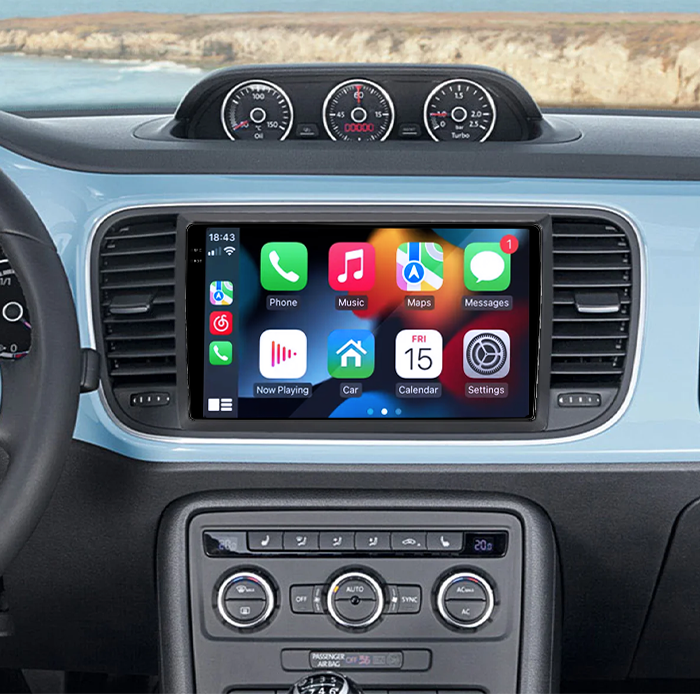 Navigatie dedicata Volkswagen Beetle 2012-2018, 4GB RAM 64GB ROM, Procesor Qualcomm Octacore, Android 14, Rezolutie 2K, Display QLED 9", DSP, Carplay&Android Auto, SIM 4G [5]