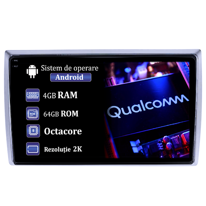 Navigatie dedicata Volkswagen Beetle 2012-2018, 4GB RAM 64GB ROM, Procesor Qualcomm Octacore, Android 14, Rezolutie 2K, Display QLED 9", DSP, Carplay&Android Auto, SIM 4G [1]