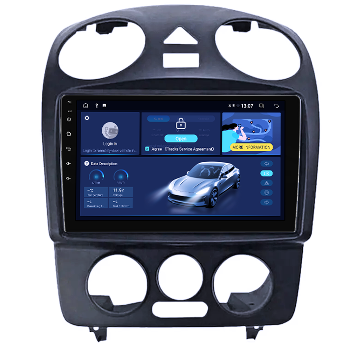 Navigatie dedicata Volkswagen Beetle, 8GB RAM 128GB ROM, Octacore, Platforma TS18, Android 14, Display QLED 9”, Suporta camera 360º, DSP, Carplay&Android Auto, SIM 4G, Ventilator Activ [2]