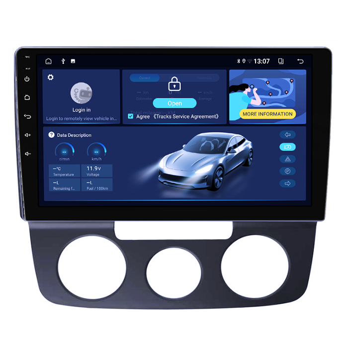 Navigatie dedicata Volkswagen Bora 2008-2012, 4GB RAM 64GB ROM, Octacore, Android 14, Display QLED 10", DSP, Carplay, Android Auto, Internet, Youtube, Waze, WIFI, Bluetooth [4]