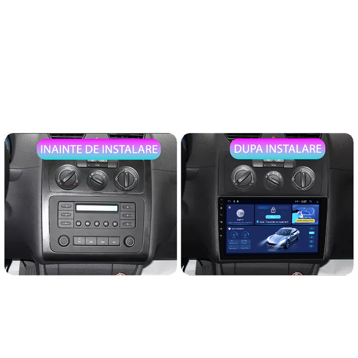 Navigatie dedicata Volkswagen Caddy 3 2004-2014, 4GB RAM 64GB ROM, Octacore, Android 14, Display QLED 10", DSP, Carplay, Android Auto, Internet, Youtube, Waze, WIFI, Bluetooth [5]