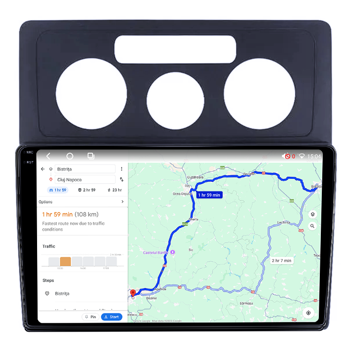 Navigatie dedicata Volkswagen Caddy 3 2004-2014, 4GB RAM 64GB ROM, Octacore, Android 14, Display QLED 1K 10", DSP, Carplay, Android Auto, Internet, Youtube, Waze, WIFI, Bluetooth [4]