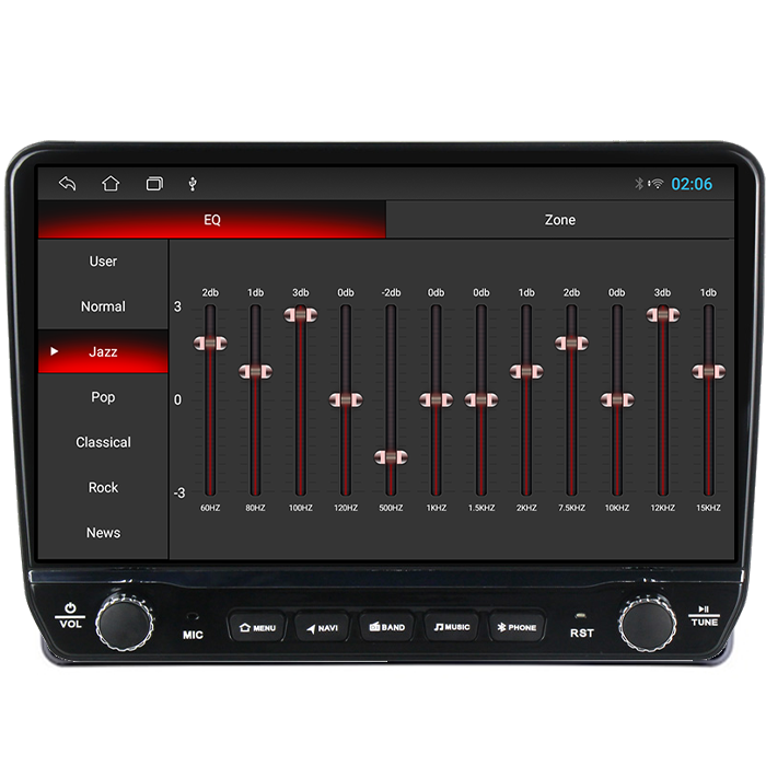 Navigatie dedicata Volkswagen Fox 2004-2016 Tesla cu butoane rotative model 2024, 4GB RAM 64GB ROM, Procesor Quadcore, Android 14, Display QLED 10", DSP, Carplay&An [2]