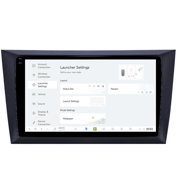 Navigatie Dedicata Volkswagen Golf 6 2008-2013 DUDU3, 4GB RAM 64GB ROM, Octacore, Platforma 8581, Android, Display QLED 9", DSP, Carplay&AndroidAuto [4]