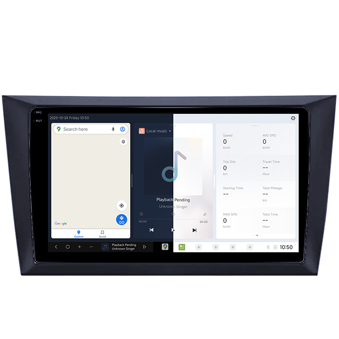 Navigatie Dedicata Volkswagen Golf 6 2008-2013 DUDU3, 4GB RAM 64GB ROM, Octacore, Platforma 8581, Android, Display QLED 9", DSP, Carplay&AndroidAuto [5]