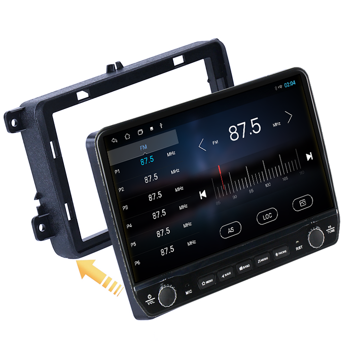 Navigatie dedicata Volkswagen Golf 5 2004-2010 Tesla cu butoane rotative model 2024, 4GB RAM 64GB ROM, Procesor Quadcore, Android 14, Display QLED 10", DSP, Carplay&Android Auto [3]