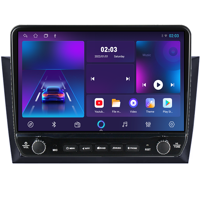 Navigatie dedicata Volkswagen Golf 6 2009-2012 Tesla cu butoane rotative model 2024, 4GB RAM 64GB ROM, Procesor Quadcore, Android 14, Display QLED 10", DSP, Carplay&Android Auto [5]